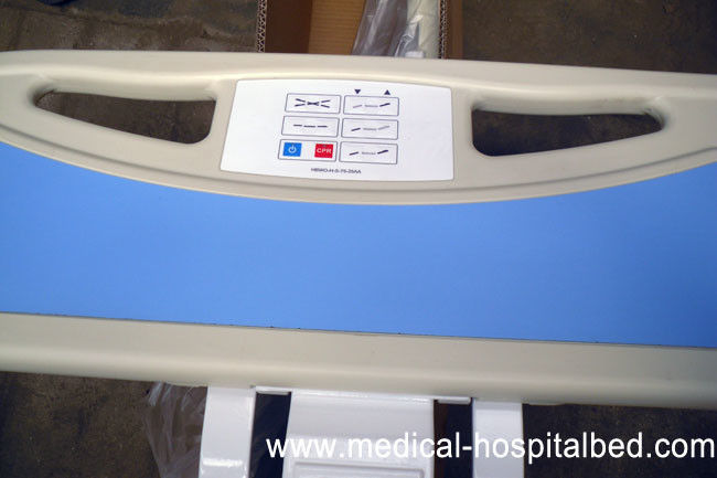قطعات ABS Siderails Head / foot با رول های جانبی بیمارستان بستر کنترل کننده