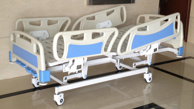 تختخواب ICU بیمارستان تخت، تختهای دستی دستی با ریل های جانبی ABS