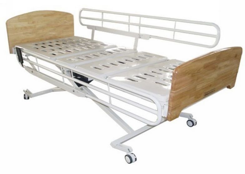 تخت های داخلی پرستاری ساخته شده با فولاد ضد زنگ با ریل های جانبی قابل انعطاف