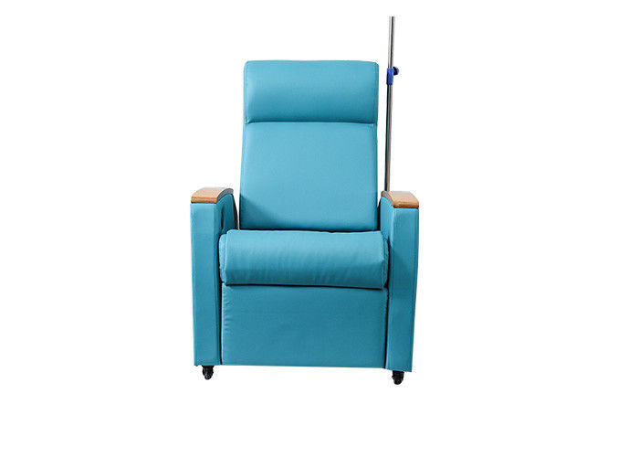 صندلی صندلی دیجیتالی دستی قابل تنظیم با IV قطب بر روی رولرز