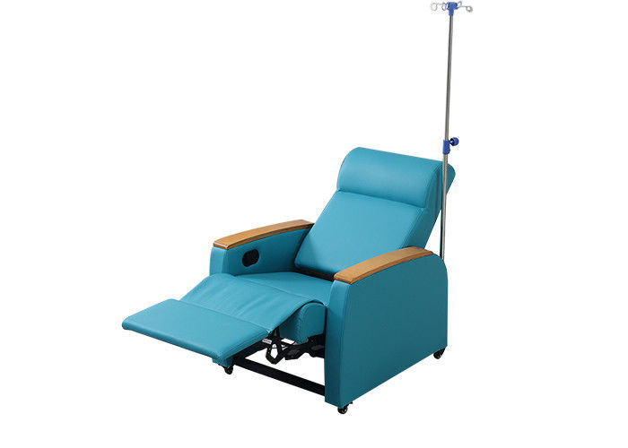 صندلی صندلی دیجیتالی دستی قابل تنظیم با IV قطب بر روی رولرز
