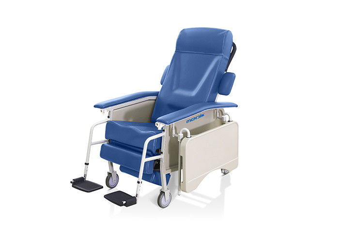تختخواب دونرهای مکانیکی خون، صندلی اهدا کننده خون دستی با بخش تخت تاشو