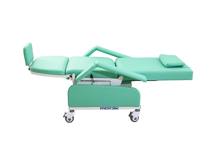 صندلی جمع آوری خون پزشکی متحرک همراه با پشتی و پشتی قابل تنظیم