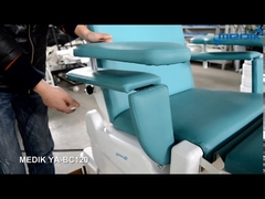 Electric Medical Outpatient Dialysis Phlebotomy Chair 4 Section