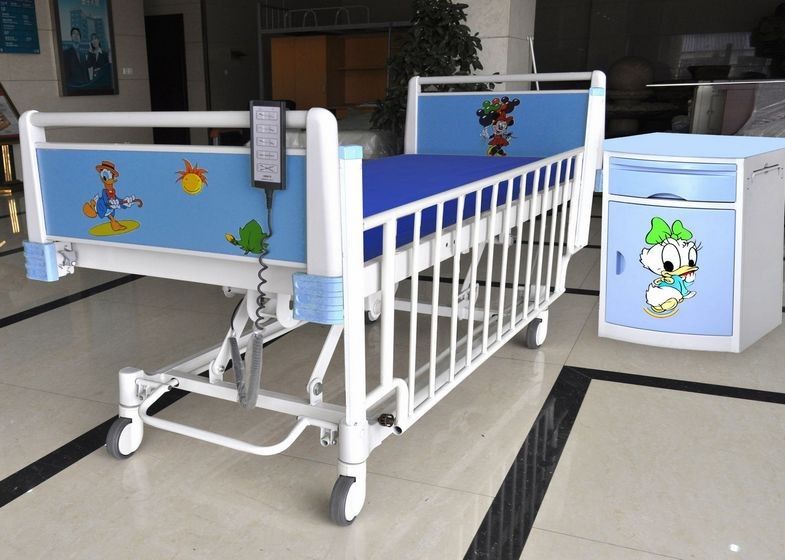 تخت بیمارستان کودکان بیمارستان چند تابع با چهار موتور