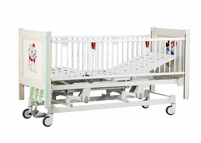 تخت بیمارستان کودکان اطفال با ریل های آلومینیومی آلومینیومی در طول کامل