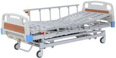 تختخواب بیمارستان دستی قابل تنظیم با 3 میل، نیمه فاولر ICU فاسد شده است